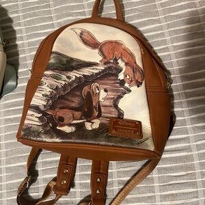 Disney Loungefly Fox and Hound Mini Backpack